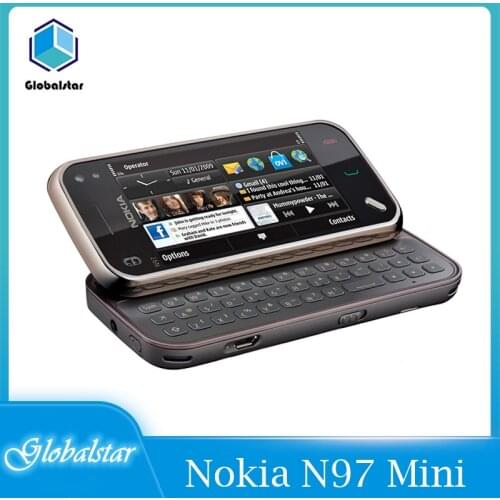 Nokia N97 Mini Refurbished Original Nokia N97 Mini Mobile Phone Unlocked 3G WIfi GPS 8GB storage Symbian Smartphone White