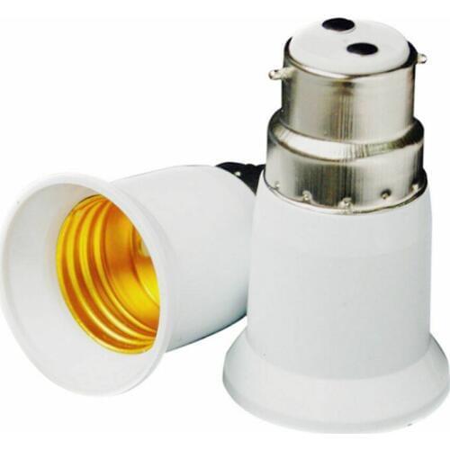 BC B22 to ES E27 Adaptor Bayonet Edison Screw Light Bulb Converter Holder