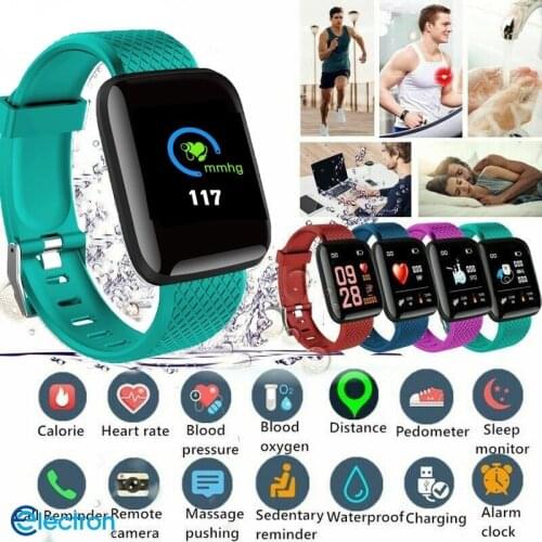PLUS Smart Bracelet Watch Heart Rate Blood Pressure Monitoring Fitness Tracking Track Movement Waterproof Electronic Smartwatch