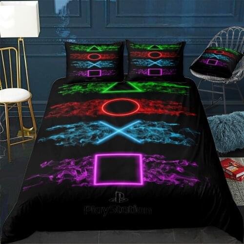Playstation Duvet Cover Twin/Queen/King Size Luxury Comforter Bedding Set With Pillowcase Home Bed Decora Dropshipping