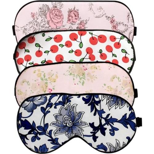 100% Silk Sleep Eye Mask Natural Fast Sleeping Eyeshade Cover Shade Patch Eye Mask Soft Portable Blindfold Travel Eyepatch Women