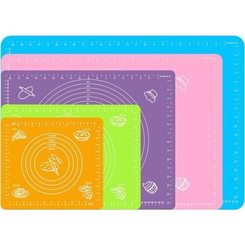 Multi-size Silicone Baking Mat Tools Extra Large Baking Mat for Rolling Dough Macaroo Pizza Dough Non-Stick Maker Holder Pastry