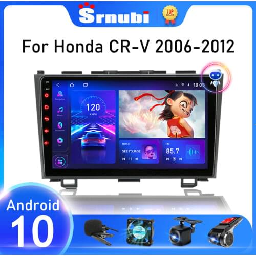 Android 10 Car Radio For Honda CR-V 3 RE CRV 2007 - 2011 Multimedia Video Player 2 Din Navigation GPS RDS WiFi Carplay Head Unit