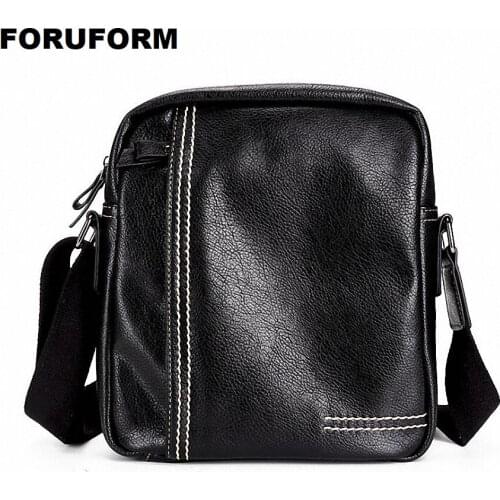 New Fashion Shoulder Bag Mens Messenger Bags PU Leather Briefcase Men Crossbody Bag Male High Quality Shoulder Bag LI-2435