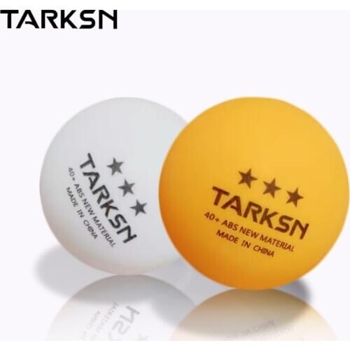 TARKSN 3 Star Ping Pong Balls 10pcs 40+mm ABS New Material Training Table Tennis balls Wholesale