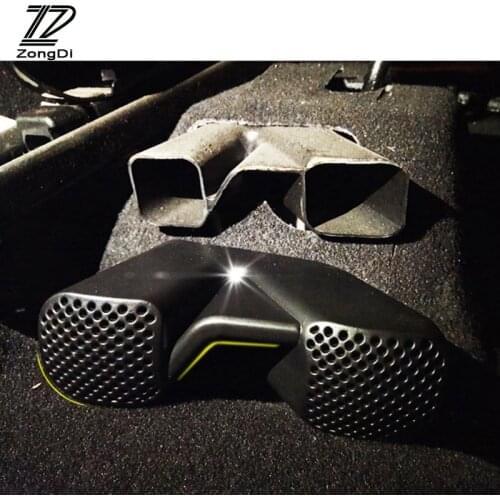 ZD 2pcs For Renault Kadjar Koleos MK2 2016 2017 2018 car seat air conditioner air outlet protective cover sticker