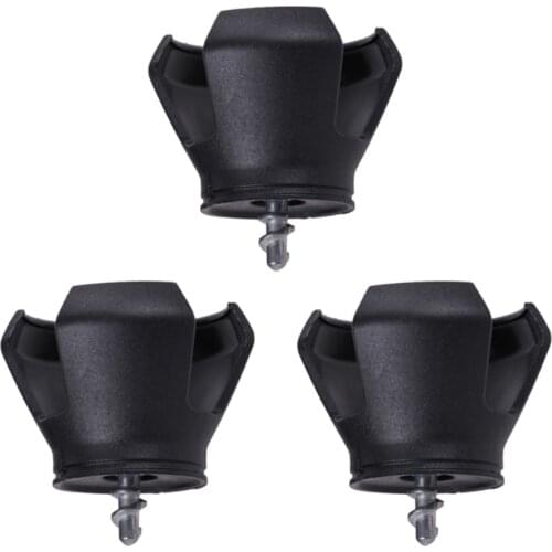 3pcs Plastic Golf Ball Pick Up Retriever Golf Grip Attachable Ball Claw Pick up Tool Screw-in Grabber Picker