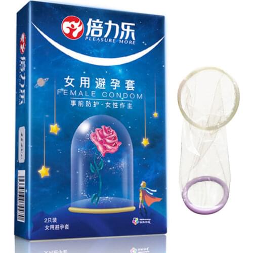 Beilile 2PCS Condoms For Women Ultra-thin Female Condom For Sex Intimate Products Contraceptives for Women Cock Penis Sleeve