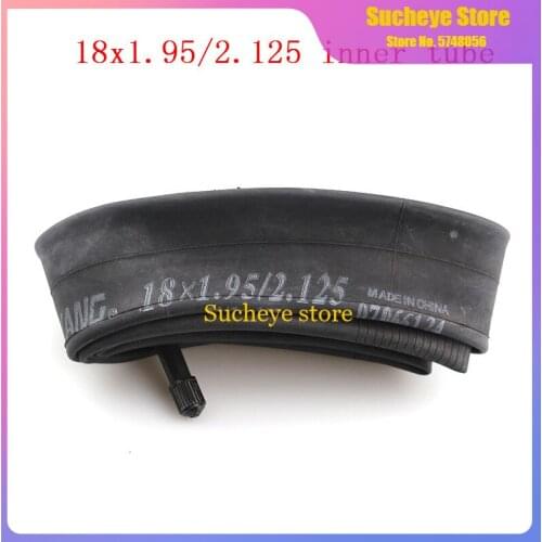 Free shipping Inner Tube 18x1.95/2.125 with a Straight valve fits many gas electric scooters and e-Bike electric folding bicycle