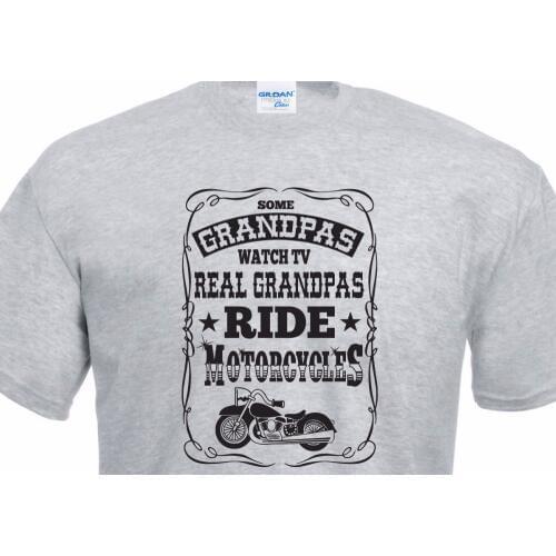 Brand Clothes Summer 2019 T Shirt Dressgrandpa Biker T Shirt Up To 3Xl Motorcycle Biker Grandpas Ride Ideal Gift make Tee Shirts