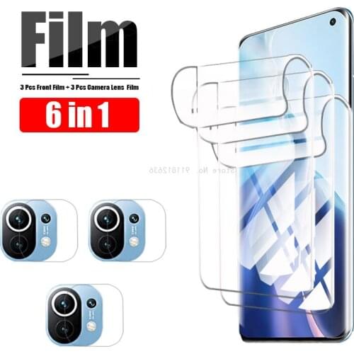 Full Cover Hydrogel Film Screen Protector For Xiaomi Mi 11 Pro Xiaomi11 Ultra Camera Len Protective Glass Xiomi Xiami Mi11 11Pro