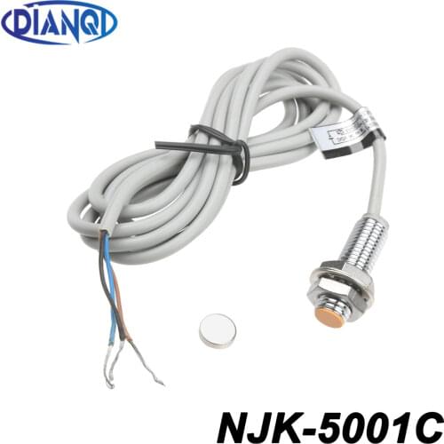 DIANQI magnet Inductive Proximity Sensor hall sensor,NJK-5001C NPN NO Magnetic switch induction Proximity Switch