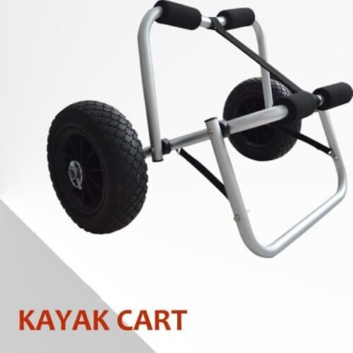 Canoe Kayak Trailer High-end Aviation Aluminum Beach Trailer Two Wheel Trailer Maximum load capacity 75 kg new