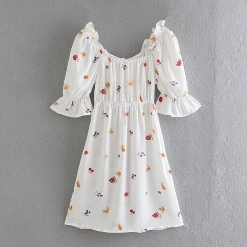 2021 Summer Dress New Girls Middle and Long Dress Junior High School Students Small Fresh College Wind Skirt Female DLQZ1655