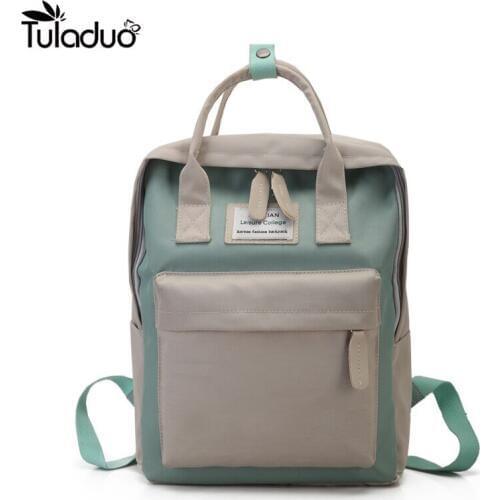 Fashion Backpack Women Vintage Stylish Schoolbag Back Pack Leisure Korean Ladies Knapsack Laptop Travel Bags for School Teenage