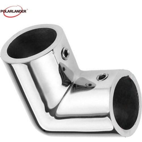 Boats Yacht Hand Rail Fitting Heavy Duty Marine Grade 316 Stainless Steel 1 PC 90° Elbow For 25mm 1" Pipe Tubing Mount Hardware