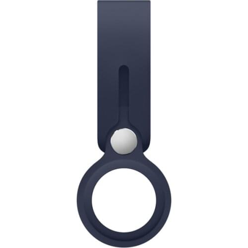 Silicone case For Airtag loop Liquid Protective Case Apple Locator Tracker Anti-lost Device Keychain Protective Case Hot