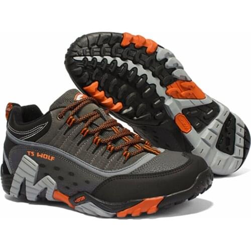 Outdoor sport running sneakers for men genuine leather outdoor running shoes men sport walking travel shoes brand sneakers men