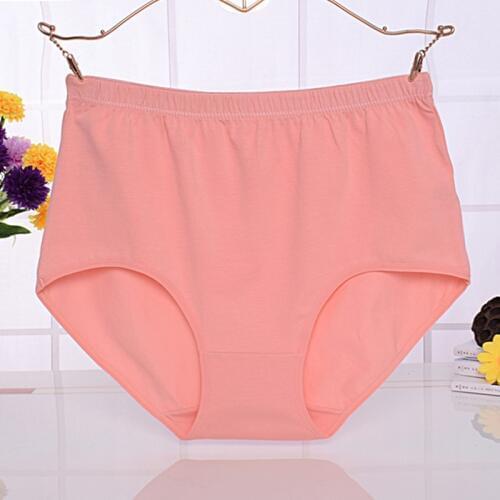 BS20 New Ladies Big Size Womens Underpants High Waist Briefs Plus Fsize female Underwear Women Cotton Panties