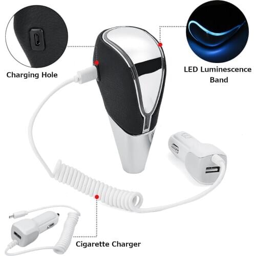 Universal Car MT AT Gear Shift Knob Automatic color change LED Light Lamp for Touch Activated Sensor Shifter Gear Stick Lever