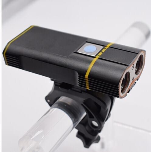 Bicycle front light USB charging integrated bicycle mountain bike waterproof lighting riding equipment