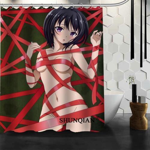 Waterproof Bathroom Curtains Modern Sexy anime girls Shower Curtain polyester Bath screens Customized curtain