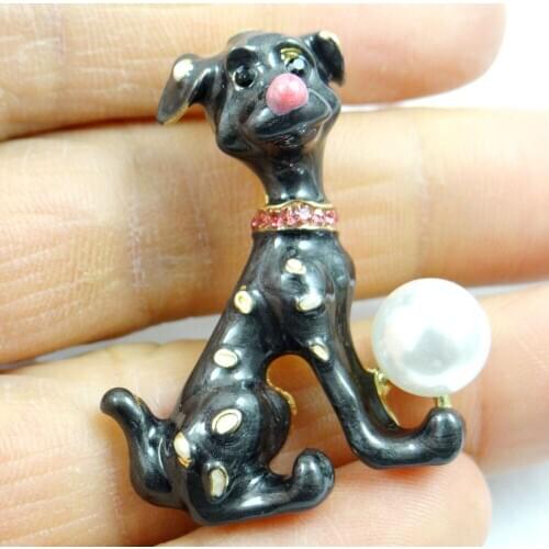 High Quality dog Brooches Men Women Suits Dress Hat Collar Brooch Pins Scarf Buckle Party Weddings Banquet Brooch Gifts W31