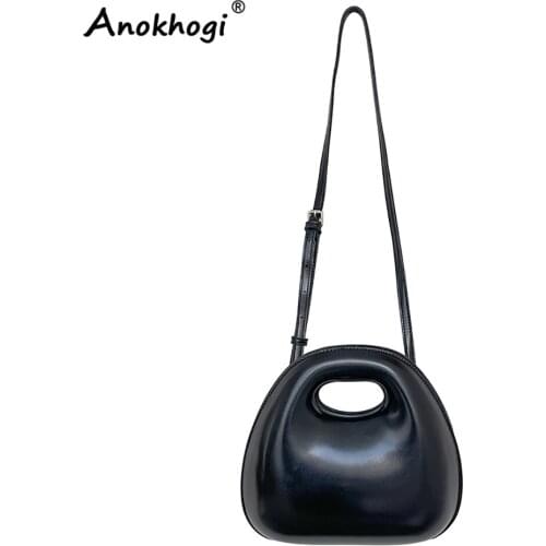ANOKHOGI Adjustable Strap Korean Style Shell Shap Leather Women Shoulder Bags ML221