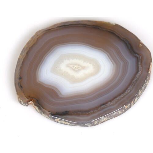 1PC Random Item Agate Slice Tea Cup Mat Geode Bar Drink Polished Coasters Set for home Decoration Gift