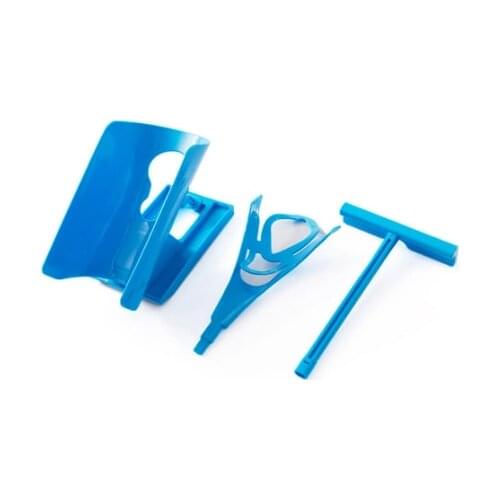 1pc Sock Slider Aid Blue Helper Kit Helps Put Socks On Off No Bending Shoe Horn Suitable For Socks Foot Brace Support