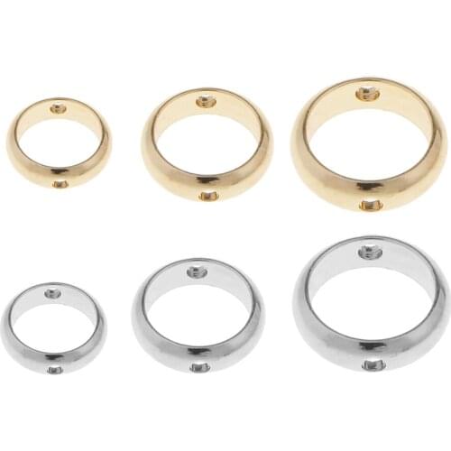 10Pcs Copper Circle Rings Round Rings DIY Necklace Bracelet