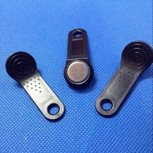 1000pcs TM1990A Dallas DS1990A DS1990 F5 iButton I-Button Electronic Key IB tag Cards Fobs Black Handle TM Card
