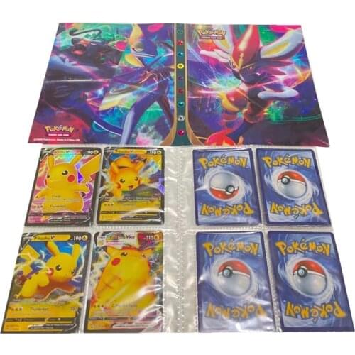 240Pcs Pokemon Card Holder Limited Collection Folder High Quality Album Book Game Cards Toys Novelty Gift For Kids