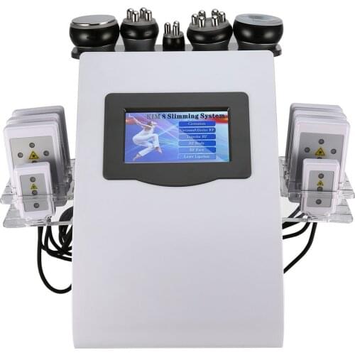 6in1 Vacuum Ultrasonic Cavitation 40K RF Body Slim Cellulite Machine Painless Treatment Safe Effective Cosmetic Tool