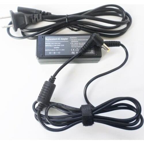 19V 1.58A 30W AC Adapter Battery Charger Power Supply Cord For Toshiba Mini Netbook NB500-10Z NB305-N410BN NB205-N211 NB305-106