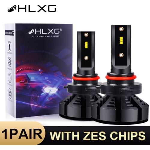 H1 LED with ZES 9005 9006 Fog Light H8 H11 LED H4 H7 Auto Car Headlight 6500K 5000K Lampada Bulb lamp HB3 HB4 Warm White hlxg