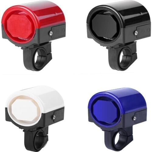MTB Road Bicycle Bike Plastic Electronic Bell Loud Horn Cycling Hold Siren Bicycle Handlebar Alarm Ring Bell Cycling Accessories