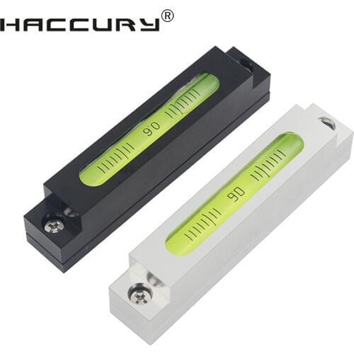 HACCURY Adjustable small bar level Machine tool leveling high precision long horizontal bubble Mini spirit level