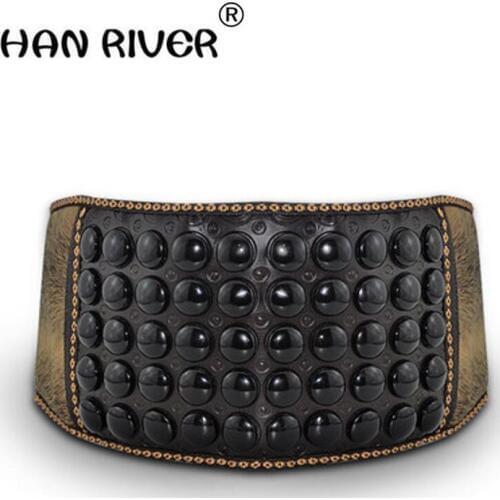 HANRIVER Obsidian heating physiotherapy electric waist warming palace health waist nursing massager