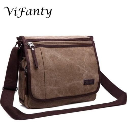Laptop Messenger Bag Modoker Canvas Vintage Shoulder Satchel Crossbody Bags Work