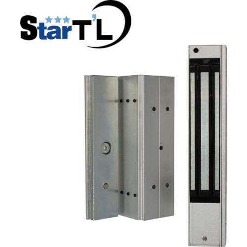 Access Control Single Door 12V Electric Magnetic Electromagnetic Lock280KG (600LB) Holding Force+ZL Bracket
