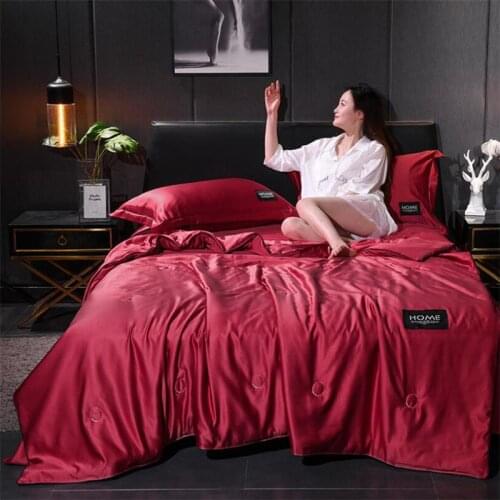 Summer Washed Polyester Quilt Blanket Adult Kids Air Condition Blanket Comforter Bedspread Bed Cover Bedding Quilt Queen King