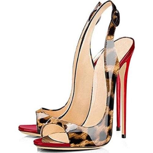 Summer new fashion sexy 12cm ultra high heel stiletto sandals fashion big size party dress custom all-match womens shoes