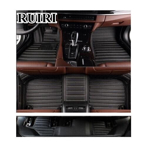 Best quality! Custom special floor mats for Toyota Tarago 7 seats 2017-2007 non-slip durable Easy to clean carpets,Free shipping