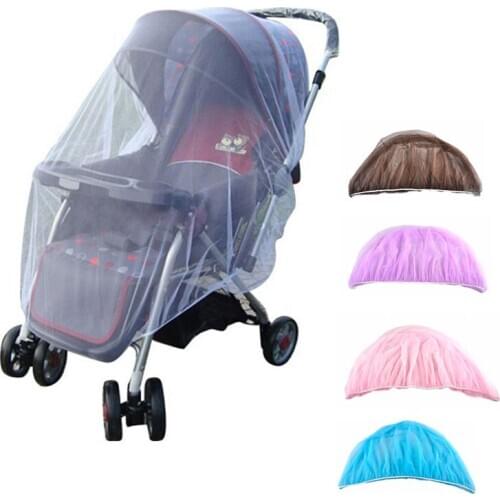 Baby Stroller Pushchair Mosquito Insect Shield Net Safe Infants Protection Mesh Stroller Accessories cart Mosquito Net