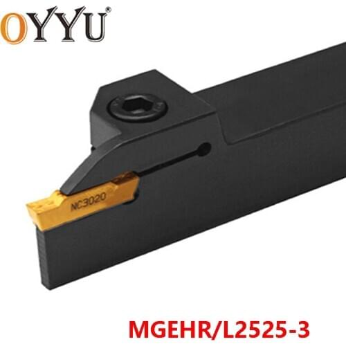 OYYU MGEHR2525-3 MGEHL2525-3 Cutting Turning Toolholder Lathe Cutter Shank MGEHR 2525 use Carbide Inserts MGMN300