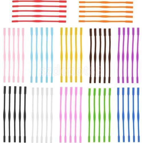 5pcs Kids Eye Glasses Strap Anti-slip Elastic Silicone Eyeglasses Sunglasses Sports Band Cord Holder Lanyard