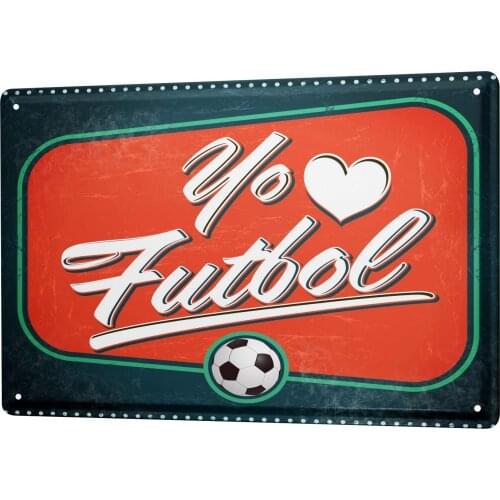 SINCE 2004 tin Plate Nostalgia Football