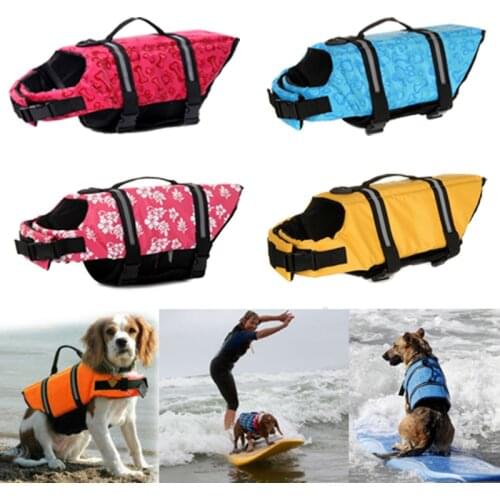 Summer Dog Life Vest Jacket Reflective Pet Clothes for a Dog Yorkshire Chihuahua Shirts Puppy Swimwear Dog Tshirt Pets Clothing
