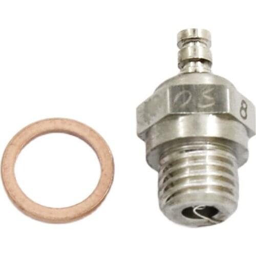 For Methanol Engine RC Car Spark Plug Glow Plug for OS No. 8 OS88 Neutral Hot Head Spare Parts for Methanol Engine RC Car